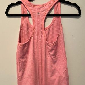 Pink Lulu Lemon workout tank